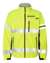 Variant Image for JS137-138 - Kishigo Unisex Premium Black Series® Class 3 Soft Shell Jacket - Widespread - Logo Front & Back - 1C D Black - Website Widespread Rentals