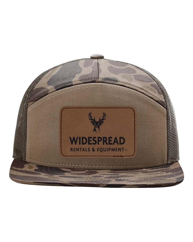 Variant Image for 168P - Richardson Printed Seven-Panel Trucker Cap - Widespread - Hat Patch - Website Widespread Rentals