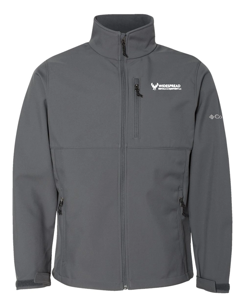 Variant Image for 212483 - Columbia Men's Ascender™ Soft Shell Jacket - Widespread - 1C E - White - Website Widespread Rentals