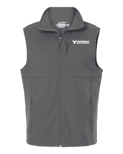 Variant Image for 216510 - Columbia Men's Ascender™ II Soft Shell Vest - Widespread - 1C E - White - Website Widespread Rentals