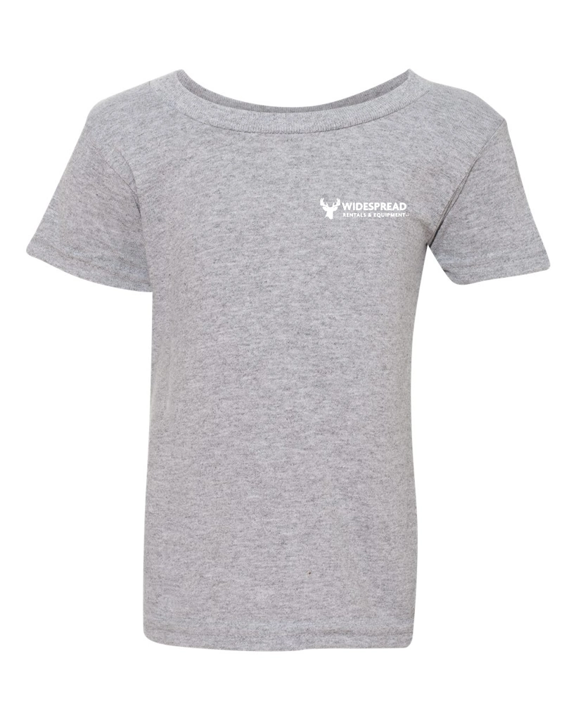 Variant Image for 5100P - Gildan Toddler Heavy Cotton™ T-Shirt - Widespread - Logo F&B - 1C D White - Website Widespread Rentals