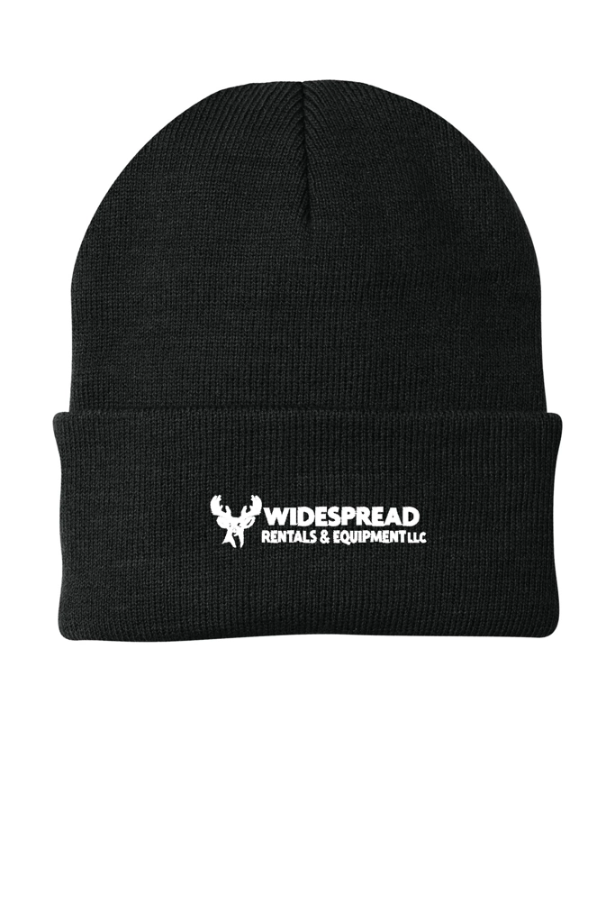 Variant Image for CP90 - Port & Co™ Knit Cap - Widespread - 1C E - White - Website Widespread Rentals