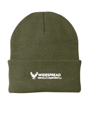 Variant Image for CP90 - Port & Co™ Knit Cap - Widespread - 1C E - White - Website Widespread Rentals