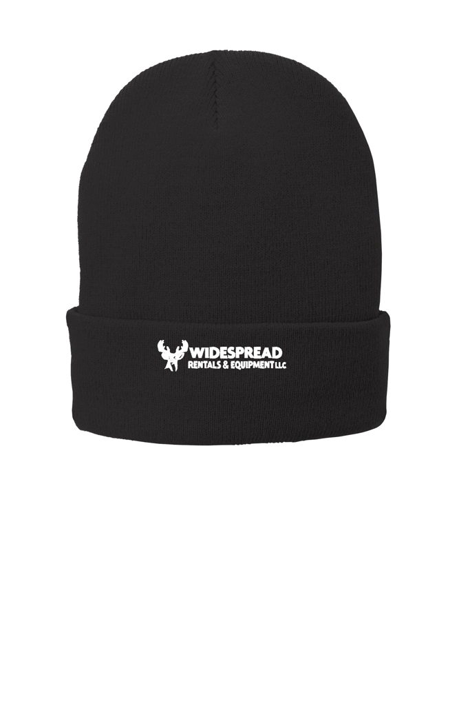 Variant Image for CP90L - Port Authority® Fleece-Lined Knit Cap - Widespread - 1C E - White - Website Widespread Rentals