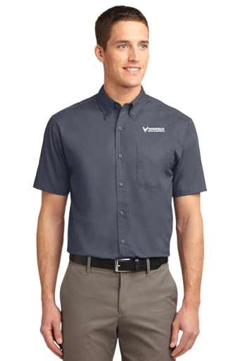 Variant Image for S508 - Port Authority® Short Sleeve Easy Care Shirt - Widespread - 1C E - White - Website Widespread Rentals