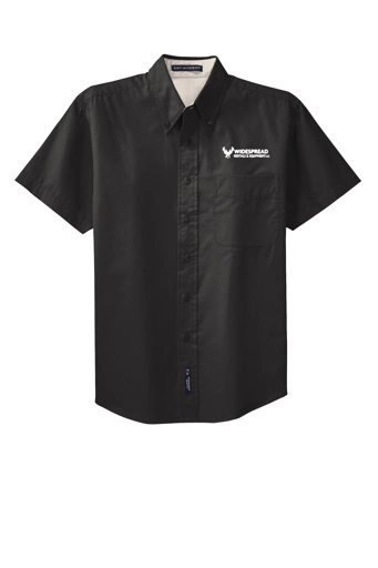 Variant Image for TLS508 - Port Authority® Tall Short Sleeve Easy Care Shirt. - Widespread - 1C E - White - Website Widespread Rentals